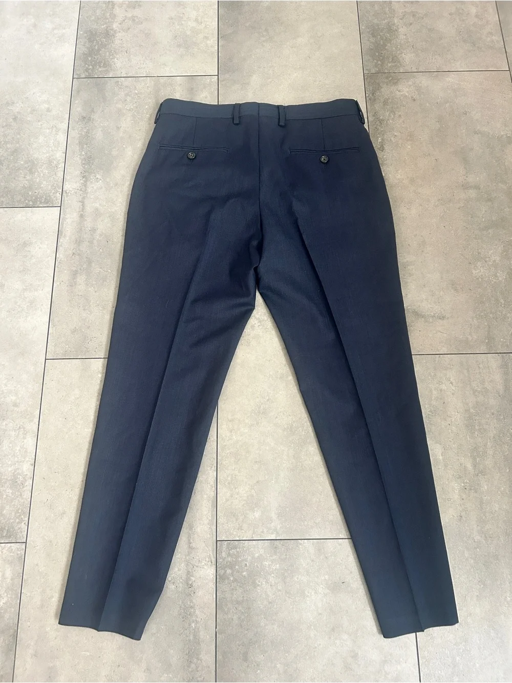 Men's J. Crew Ludlow Slim-fit suit pant in Italian worsted wool Navy 30X30